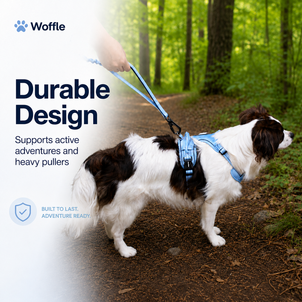 Woffle No Pull Dog Harness for Outdoor Training Walking