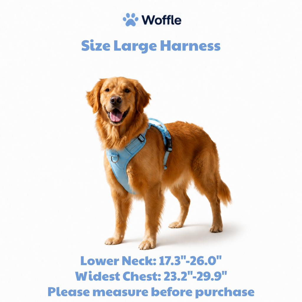 Woffle No Pull Dog Harness for Outdoor Training Walking