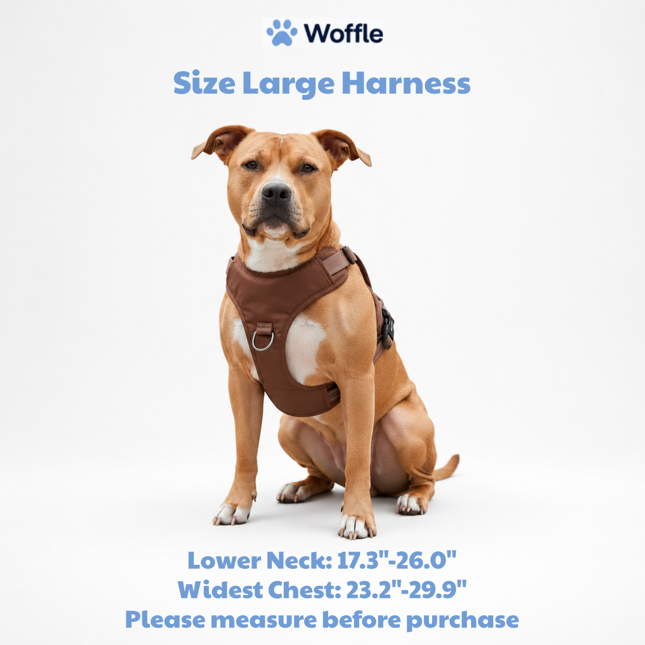 Woffle No Pull Dog Harness for Outdoor Training Walking