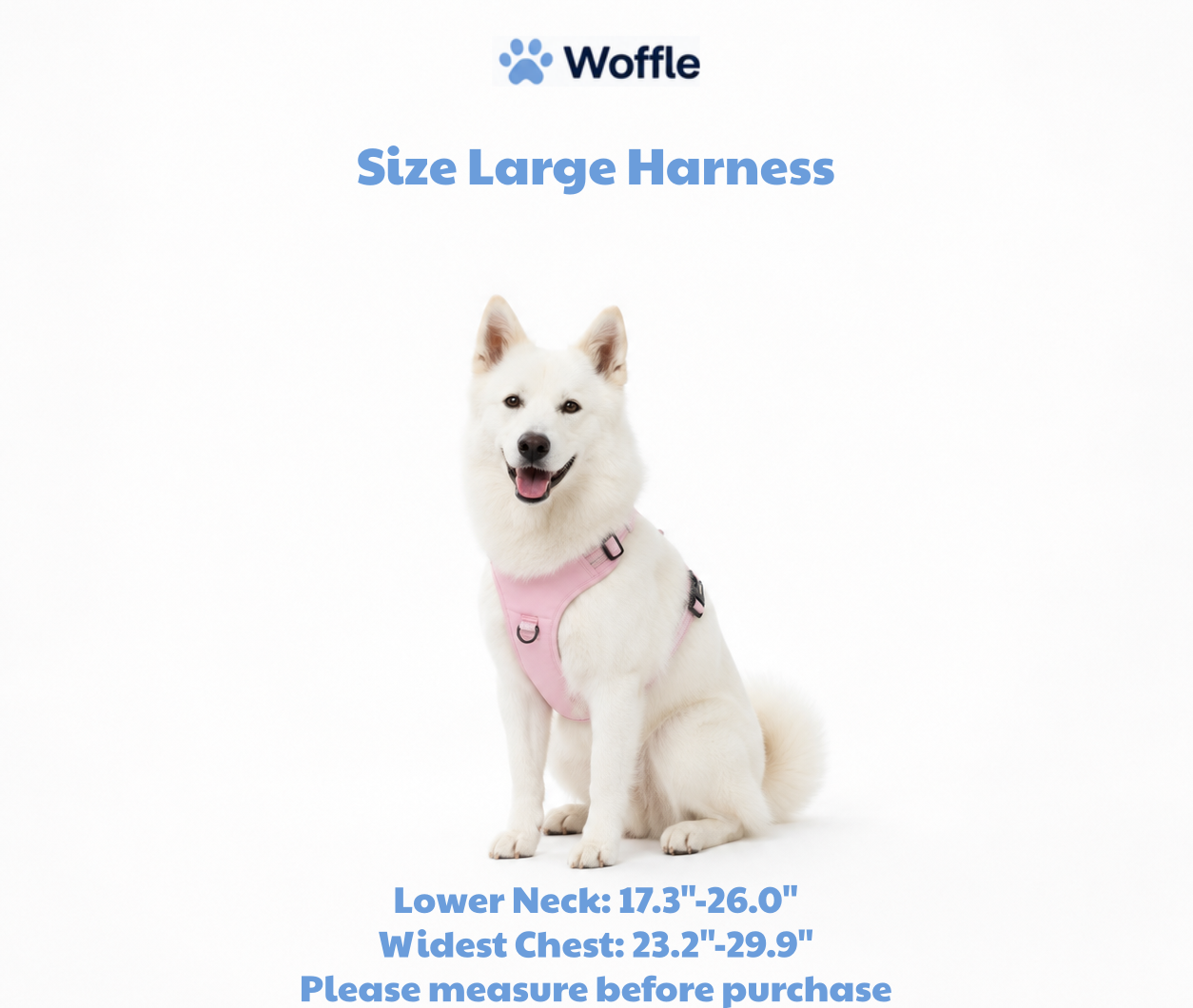 Woffle No Pull Dog Harness for Outdoor Training Walking