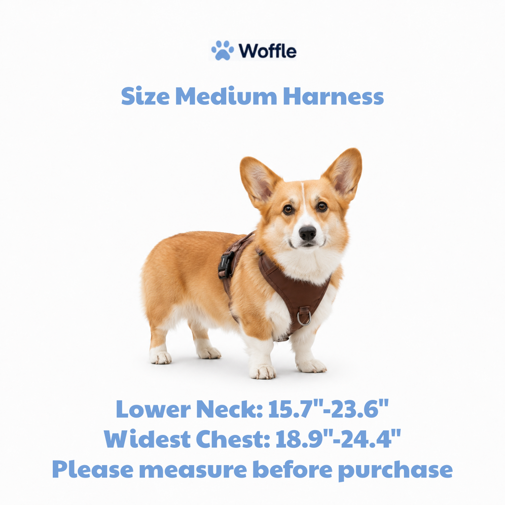 Woffle No Pull Dog Harness for Outdoor Training Walking