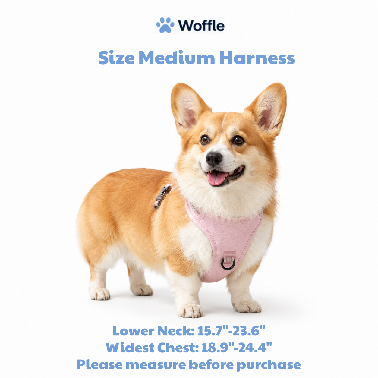 Woffle No Pull Dog Harness for Outdoor Training Walking