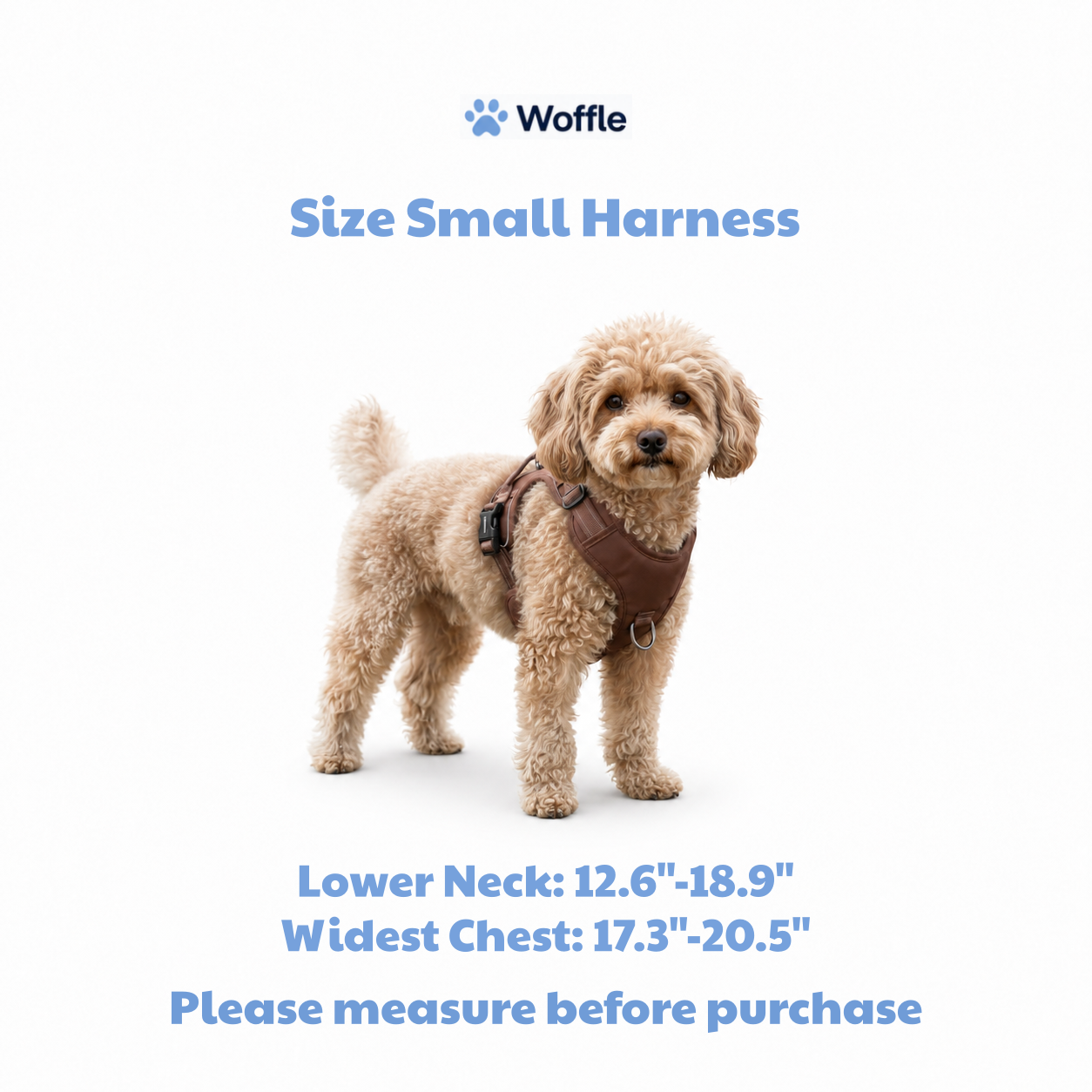 Woffle No Pull Dog Harness for Outdoor Training Walking